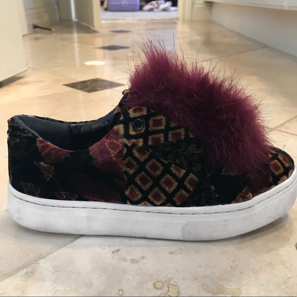 Sam Edelman Shoes with Fluff Balls